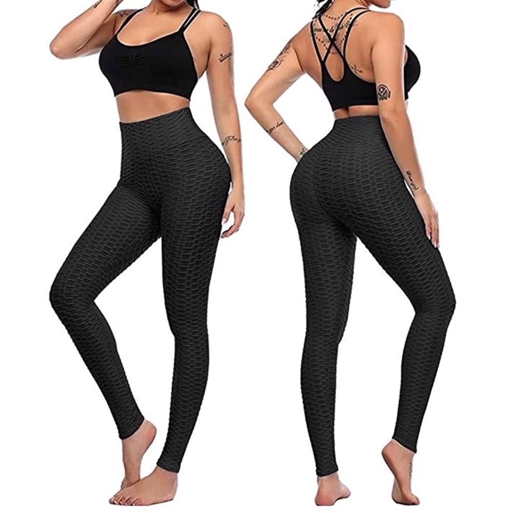 Honeycomb Ruched Butt Lifting High Waist Yoga Pant